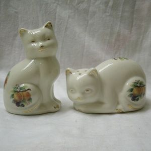 Vintage Cat Salt Pepper Set